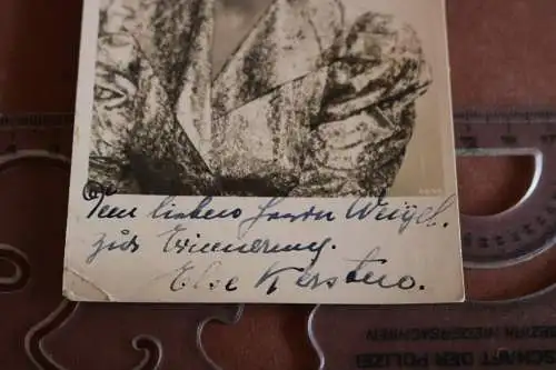 tolles altes Foto - mit original Widmun Else Karstens Vortragskünstlerin 1937