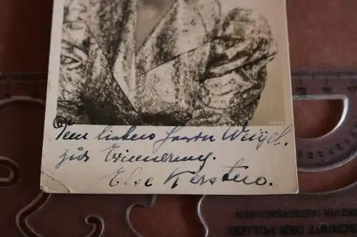 tolles altes Foto - mit original Widmun Else Karstens Vortragskünstlerin 1937 