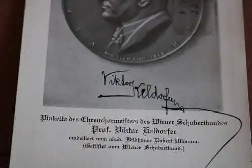 zwei tolle alte Autogramme Professor Viktor Keldorfer 1923 u 1933