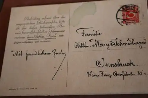 zwei tolle alte Autogramme Professor Viktor Keldorfer 1923 u 1933