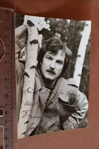 tolles altes Foto  - Autogramm Schauspieler  Peter Seum ?????