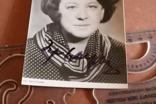 tolles altes Foto original  Autogramm Schauspielerin Inge Wolffberg