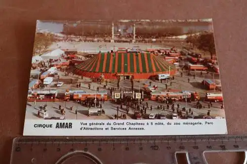 Tolle alte Karte - Zirkus Amar - Cirque Amar 1973
