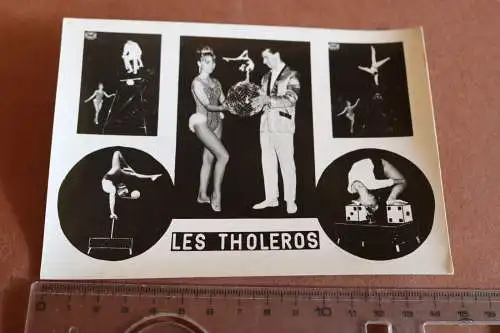 tolle alte Karte - Artisten - Variete ?  Zirkus ? Les Tholeros  1967