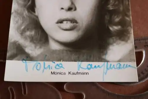 tolles altes Foto - Schauspielerin  Monica Kaufmann  original signiert