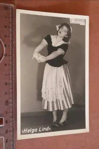tolle alte Fotokarte  Helga Lind   - Berlin ? 