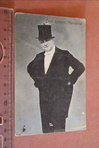 Tolle alte Fotokarte - Curt Meyer  Humorist  - Varieteé ? 1910-30 ??