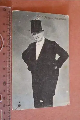 tolle alte Fotokarte - Curt Meyer  Humorist  - Varieteé ? 1910-30 ??