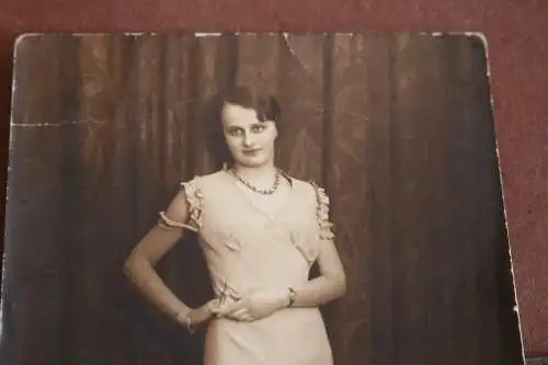 tolles altes Foto - Portrait einer hübschen Frau - 1910-20
