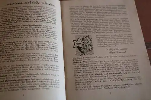 tolles altes Werbeheft Willkommen in Garmisch-Partenkirchen  - 60-70er Jahre 
