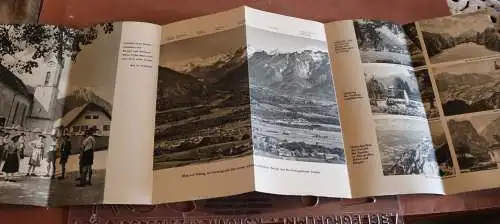 tolles altes Werbeblatt Piding Berchtesgadener Land  50-60er Jahre ?