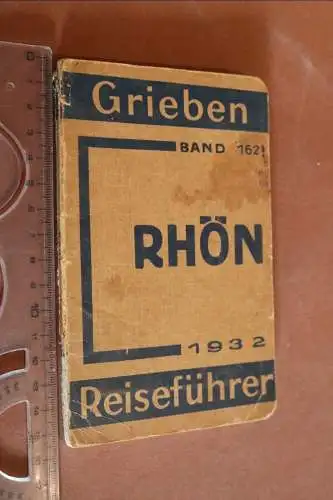 Alter Grieben Reiseführer Band 162 - Rhön - 1932