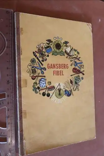 altes Heft - Gansberg Fibel - Buch zum Lesenlernen 1948/49 ?? defekt