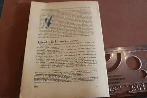 altes Heft - Feldpostbriefe der Erlanger Germanen - Studentika - 1942