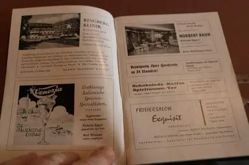 tolles altes Werbeheft Rottach-Egern - 60-70er Jahre 