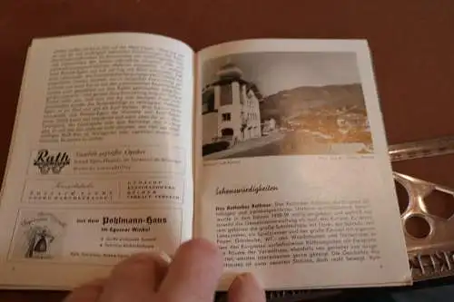 tolles altes Werbeheft Rottach-Egern - 60-70er Jahre 