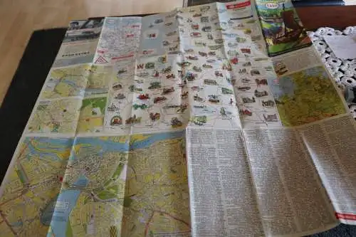 tolle alte Esso Landkarte Deutschland  Blatt Nord - Alter ???