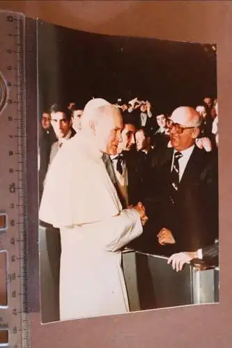 Altes Farbfoto - Papst Johannes Paul II
