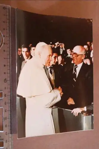 altes Farbfoto - Papst Johannes Paul II   