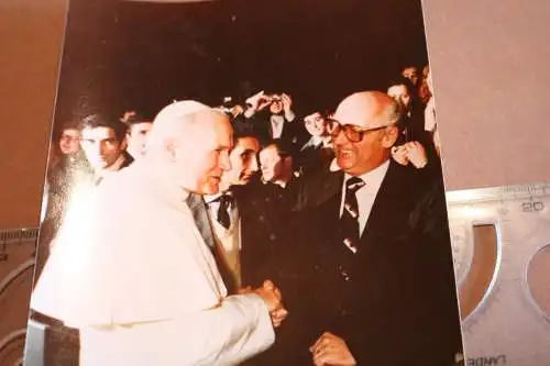 altes Farbfoto - Papst Johannes Paul II