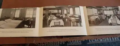 tolles altes Werbeblatt - Hotel Zum Pass - Sieber Harz - 50-60er Jahre 