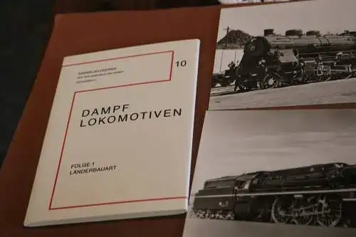 sammelbildserie - Dampflokomotiven - Bild und Heimat - neun Stück