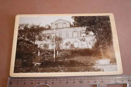 tolles altes Kabinettfoto Bad Elster im Vogtland, Villa Sanssouci - 1900-1910 ?