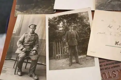 13 alte Fotos Postkarten Feldbriefe - Soldaten vers. Einheiten