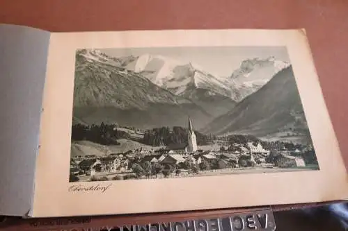 alter Bildband Bilder aus Immenstadt, Sonthofen , Oberstdorf usw. im Allgäu