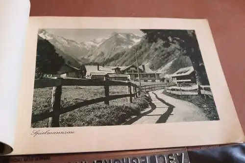 alter Bildband Bilder aus Immenstadt, Sonthofen , Oberstdorf usw. im Allgäu