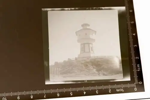 Tolles altes Negativ - Wasserturm auf Langeoog - 50-60er Jahre ?