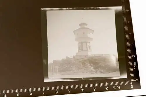 tolles altes Negativ - Wasserturm auf Langeoog - 50-60er Jahre ?