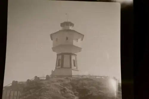 tolles altes Negativ - Wasserturm auf Langeoog - 50-60er Jahre ?