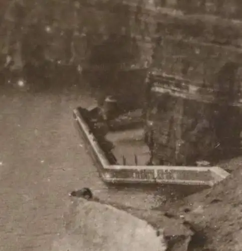 tolles altes Foto Personen an Steilküste von Helgoland  1925