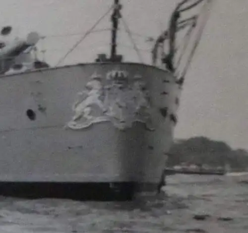 tolles altes Foto - Küstenpanzerschiff Drottning Victoria - Schweden - 30-40er