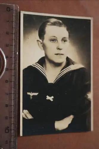 Altes Foto Portrait eines Matrosen Kriegsmarine