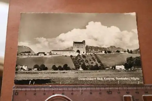 tolle alte Karte - Generaloberst Beck Kaserne - Sonthofen  50-60er Jahre