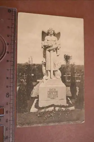 alte Karte - Ehrendenkmal der Gefallenen - Loretto