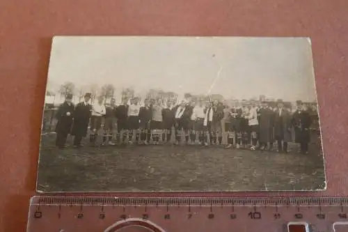 Tolles altes Gruppenfoto - Fußball Mannschaften - 20-30er Jahre  KTV 1943 ??
