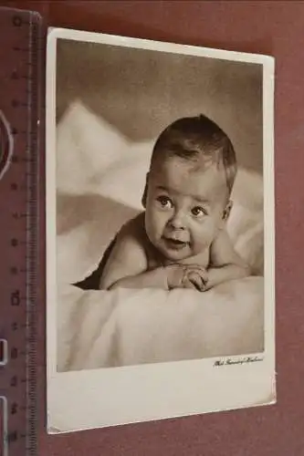 Tolle alte Karte - Baby Portrait -  Deutsches Frauenwerk 30-40er Jahre ?