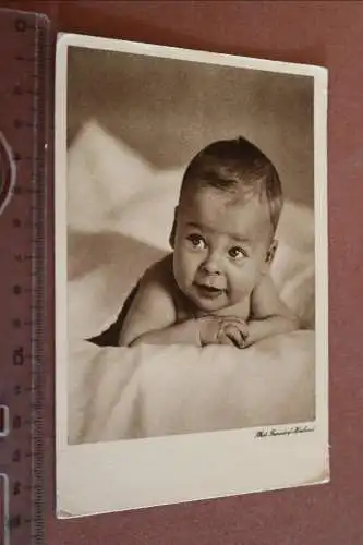 tolle alte Karte - Baby Portrait -  Deutsches Frauenwerk 30-40er Jahre ?