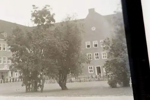 drei alte Glasnegative - Marine-Lazarett Sanderbusch 30-40er Jahre ?? + Anschre