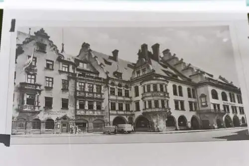 zehn alte Negative - abfotografierte Ansichtskarten München - Alter ?