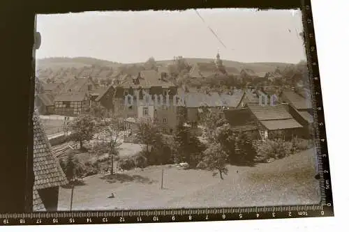 Tolles altes Glasnegativ 18x13 -  Moock´s Hotel  Altenau ??  1910-30 ???