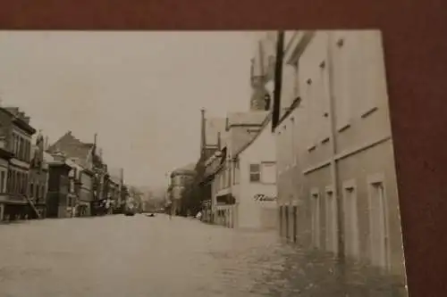 altes Foto Stadt unter Wasser - Hochwasser  1926 - Ort ????