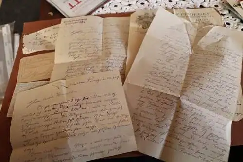 Sechs alte Briefe eines Soldaten - Ortskommandantur Suitnowitschi ?? Russland