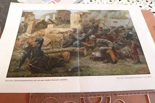 acht alte Seiten mit Bilder I. Weltkrieg 