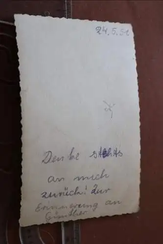 tolles altes Foto - Lehrlinge ??? Schmiede - Amboss - 1951 