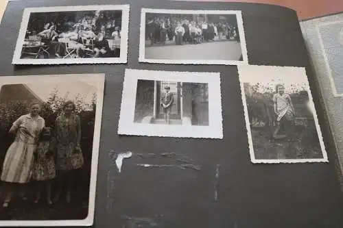 tolles altes Album 81 Fotos ab 1932 - Familie , Soldat usw. 