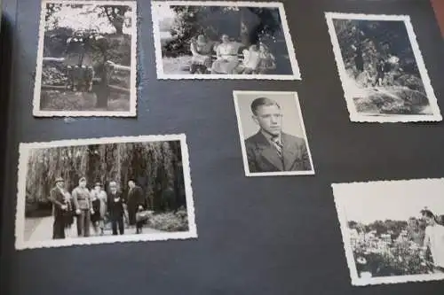 tolles altes Album 81 Fotos ab 1932 - Familie , Soldat usw.